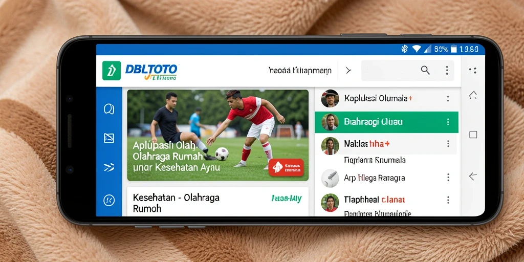 Tampilan antarmuka aplikasi DBLTOTO yang menarik dan fungsional