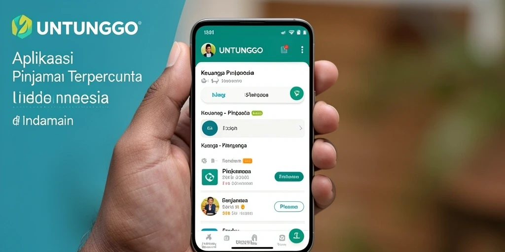 Antarmuka aplikasi UNTUNGGO yang user-friendly dan informatif.